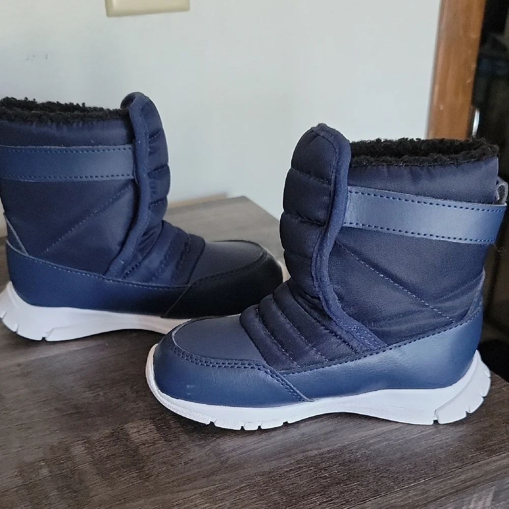 Puma Kids Navy Winter Boots
